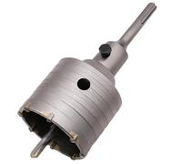 Sega a Tazza per Calcestruzzo da 68 mm, Seghe a Tazza per Cemento con Adattatore SDS Plus, Fresa per Cemento per Forare Muri in Mattoni, Argilla e Calcestruzzo, Strumento per Lavori di Muratura (68mm)