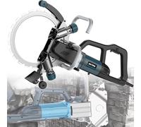 Sega ad anello elettrica - Taglierina portatile per demolizione motore brushless per taglio di cemento, pietra, pareti, pavimenti e lastre, design portatile ad angolo completo a 90°