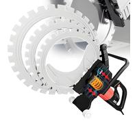 Sega ad anello industriale per calcestruzzo, profondità 50 cm, 8900 W, 3300 giri/min, raffreddamento a 360°, senza polvere, taglio a umido, manico ergonomico in PVC per inseguitore di pareti