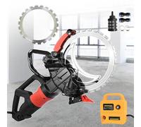 Sega ad anello per calcestruzzo 8980w - 3000rpm - Taglierina a filo per pareti con soppressione della polvere, profondità di taglio 29 cm, lama diamantata da 40,6 cm per cantieri edili e progetti di