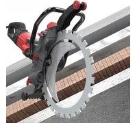 Sega ad anello per calcestruzzo, tagliatrice elettrica portatile da 40,6 cm con soppressione della polvere alimentata ad acqua per un taglio efficiente di granito, porcellana, legno e calcestruzzo