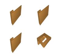 Sega Blast City HOT1507 Locking Bracket Replacement and Tang Covers