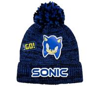 SEGA Cappello con PON PON Sonic The Hedgehog Tg.54 per Bambino Invernale Cappellino 7008