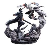 SEGA Chainsaw Man vs Samurai Sword Statue 26 cm Chainsaw Man 1/7 Scale