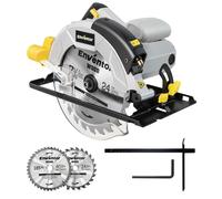 Sega Circolare 1200W Con Guida Laser, per Legno, 2 Lama Da 185Mm (24T&40T), 5800