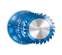 Sega circolare, 1pc 165-185mm Lama for circolare Disco da taglio for legno TCT rivestito in blu 24/40/48T Disco for con punta in metallo duro for utensile elettrico, 165x20x24T(165x20x48T)