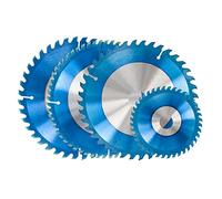 Sega circolare, 1pc 4" 6" 7" 8" pollici Lama for circolare 30T 40T 60T Lame for in metallo duro Blu rivestito TCT Lama for Disco da taglio for legno, 8x25.4x40T 1pz(4x20x30T 1pc)