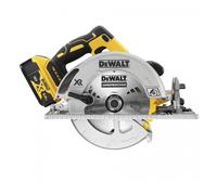 Sega circolare a batteria DeWALT XR 184 mm, 2 batterie agli ioni di litio da 5,0 Ah, in valigetta TSTAK DCS572P2