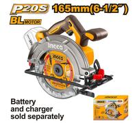 Sega Circolare a Batteria INGCO 165 mm Motore brushless Nuda Solo Corpo Macchina
