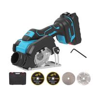 Sega circolare a batteria per batteria Makita 18 V, mini sega circolare da 3 pollici, senza spazzole con 4 lame, profondità di taglio 22 mm, sega circolare elettrica per legno, plastica (senza