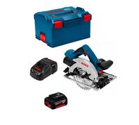 Sega Circolare BOSCH GKS 18V-57 G (1 x 5,0Ah + GAL1880CV + L-Boxx 238)