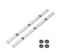 Sega circolare da tavolo Miter Slot Runner - T-slot binario con collo di espansione (gioco zero) per dispositivi/slitta/piastre router - lega di alluminio (450 mm)