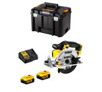 Sega Circolare DeWALT DCS391P2 (2 x 5,0 Ah + DCB115 + TSTAK VI)