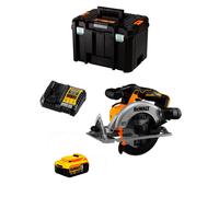 Sega Circolare DeWALT DCS565P1T (1 x 5,0 Ah + DCB1104 + TSTAK VI)