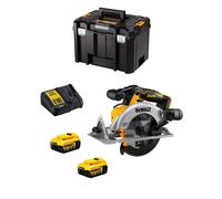 Sega Circolare DeWALT DCS565P2T (2 x 5,0 Ah + DCB115 + TSTAK VI)