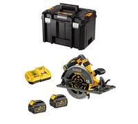 Sega Circolare DeWALT DCS579T2 FlexVolt (2 x 54V/18V 6,0 Ah + DCB118 + TSTAK VI)