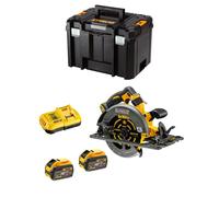 Sega Circolare DeWALT DCS579X2 FlexVolt (2 x 54V/18V 9,0 Ah + DCB118 + TSTAK VI)