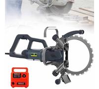 Sega Circolare Elettrica per Tagliare Muri,Sega per Calcestruzzo Elettrica Da 8000W Taglierina per Calcestruzzo Con Lama,Profondità Taglio 270 Mm,Taglierina Elettrica per Scanalature,1xblade