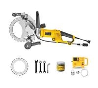 Sega Circolare Elettrica,Taglio Muri,Motore Senza Spazzole, Alimentazione Ad Acqua, Soppressione Polvere, Taglio Profondo 29-49 cm, per Tagliare Pietra, Mattoni, Tegole,8300mm