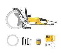 Sega Circolare Elettrica,Taglio Muri,Motore Senza Spazzole, Alimentazione Ad Acqua, Soppressione Polvere, Taglio Profondo 29-49 cm, per Tagliare Pietra, Mattoni, Tegole,8400mm