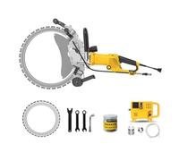 Sega Circolare Elettrica,Taglio Muri,Motore Senza Spazzole, Alimentazione Ad Acqua, Soppressione Polvere, Taglio Profondo 29-49 cm, per Tagliare Pietra, Mattoni, Tegole,8500mm