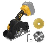 Sega circolare senza fili per batteria Dewalt da 20 V, 4 "brushless Power Mini sega angolare, 3 velocità e 12000 giri/min, profondità di taglio 0,8 "(20 mm) per metallo, legno, plastica (senza