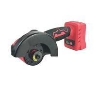 Sega Circolare, Smerigliatrice Angolare Senza Spazzole Da 2 Pezzi Utensile TAGLIO 4 Pollici Potenza Della Per Taglio A Batteria A 3 Velocità,Per Legno Metalli Teneri(Red)