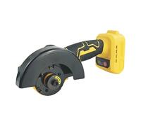 Sega Circolare, Smerigliatrice Angolare Senza Spazzole Da 2 Pezzi Utensile TAGLIO 4 Pollici Potenza Della Per Taglio A Batteria A 3 Velocità,Per Legno Metalli Teneri(Yellow)