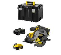 Sega Circolare STANLEY FatMax SFMCS500M1T (1 x 4,0 Ah + Caricabatteria + TSTAK V