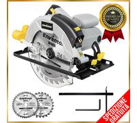 Sega Circolare taglia legna da 1200W con Guida LASER 2 Lama da 185MM 24T&40T POT