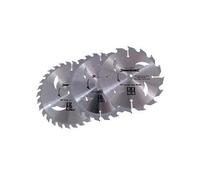 Sega Circolare TCT Lame 3pk 160 - 30 - 20, 16, 10mm Fai da Te Potenza Accessori