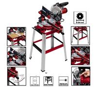 Sega circolare x legno 1900W 250mm con laser e banchetto Einhell TC-SM 2531/2 U