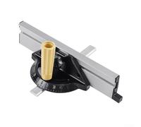 Sega da banco, calibro angolare a spinta, con tagli a spinta regolabili, per seghe a nastro invertite, strumento per la lavorazione del legno, in lega di alluminio, colore argento