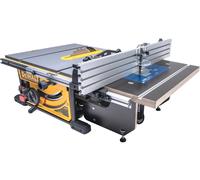 Sega da banco DeWalt DWE7492 + Banco fresa set completo large silver