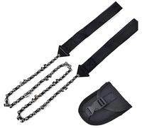 Sega da potatura in acciaio inox con passanti e borsa, lama da 65 cm di lunghezza, motosega migliorata per legno e plastica, piccola, maneggevole, veloce da riporre, ideale per esterni