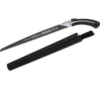 Sega da potatura Roughneck Gorilla Fast Cut con lama da 350 mm, denti a tripla affilatura e rivestimento in PTFE, acciaio cromato, impugnatura in gomma antiscivolo con foro per cordino e fondina