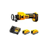 Sega da taglio per cartongesso DeWALT DCE555E2-SK (2 x 1,7 Ah Powerstack + DCB1104)