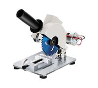 Sega da tavolo portatile, Mini Da Tavolo, Mitra, Troncatrice Elettrica Portatile 96 W, Angolo E Altezza Regolabili, Taglio Multiuso, per mobili fai da te, lavorazione del legno