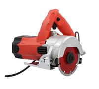 Sega elettrica per calcestruzzo da 1800 W, con 2 lame, per pietra e piastrelle, 13000 giri/min, angolo di taglio obliquo 0-45°, profondità massima di taglio 34 mm, per tagliare legno e pietra