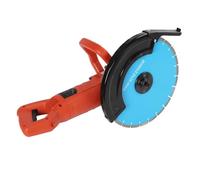 Sega elettrica per calcestruzzo da 3000 W, taglierina per calcestruzzo con disco da 350 mm e profondità di taglio 135 mm, per mattoni, granito, marmo, 3800 giri/min, con attacco per acqua