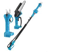 Sega elettrica per rami alti, cesoie da potatura, asta telescopica Motosega ンь Varilla Telescópica Bateris Para Podar