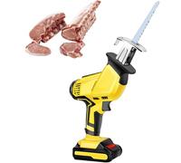 Sega elettrica per tagliare ossa e carne, portatile, multiuso, commerciale e domestica, sega alternativa per carne, costine, zampetto di maiale, costolette di agnello, sega da macellaio per un tagli
