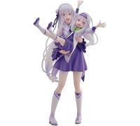 SEGA GOODS Re:Zero - Figura in PVC con Emilia e Infanzia Emilia, scala 1:7