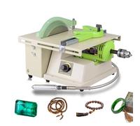 Sega lapidaria da tavolo da 1380 W, mini sega a roccia da tavolo fai da te per taglio, rettifica, intaglio - 500-7000 giri/min