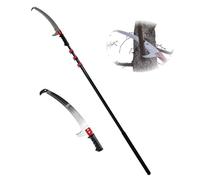 Sega manuale a palo con manico regolabile, potatore per alberi estensibile, taglia rami a lunga portata per rami alti (5,4 m)
