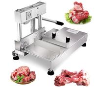 Sega manuale per ossa di carne in acciaio inossidabile, tagliacarne per maiale, maiale e costolette di ricambio, tagliatrice professionale per ossa commerciale