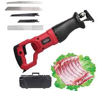 Sega Ossa Senza Fili, Sega Ossa Elettrica Sega Macellaio per Carne, Sega Alternativa Elettrica 900 W/1300 W, Lama per Sega in Acciaio Inossidabile, Macchina Multifunzione Carne Maiale Pesce Costolett