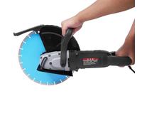 Sega Per Calcestruzzo Elettrico, 3800R/Min, Sega A Disco Cablato, Profondità Taglio 135 MM Disco Bagnato Secco Con Scudo, Lama, Per Tagliare Piastrelle, Cemento, Granito, Metallo Ecc