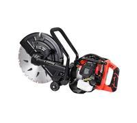 Sega per calcestruzzo, seghe per calcestruzzo a gas, sega circolare per calcestruzzo a umido da 58 cc, con profondità di taglio regolabile e lama per il taglio di blocchi di cemento e pietre