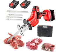 Sega per ossa elettrica da macellaio, portatile e durevole, macchina da taglio alternativa, macchina per tagliare ossa portatile per uso domestico, per tagliare carne congelata, 01,2 batterie